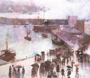 Charles conder Departure of thte OrientCircularQuay (nn02) oil painting